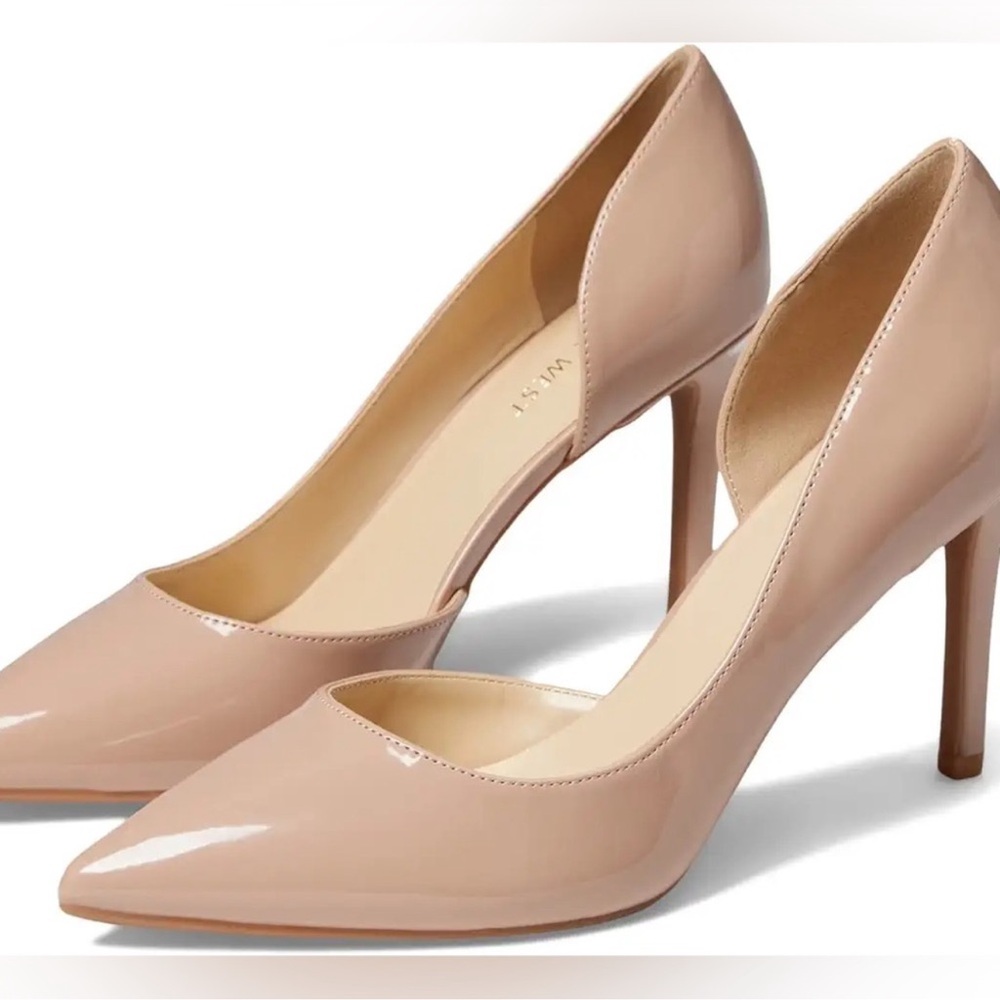 Nine West Nude Heels SZ 8